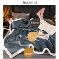 Soft Extra Warmest and Heavy Thick Winter Sherpa Fleece Flannel Bed Blanket